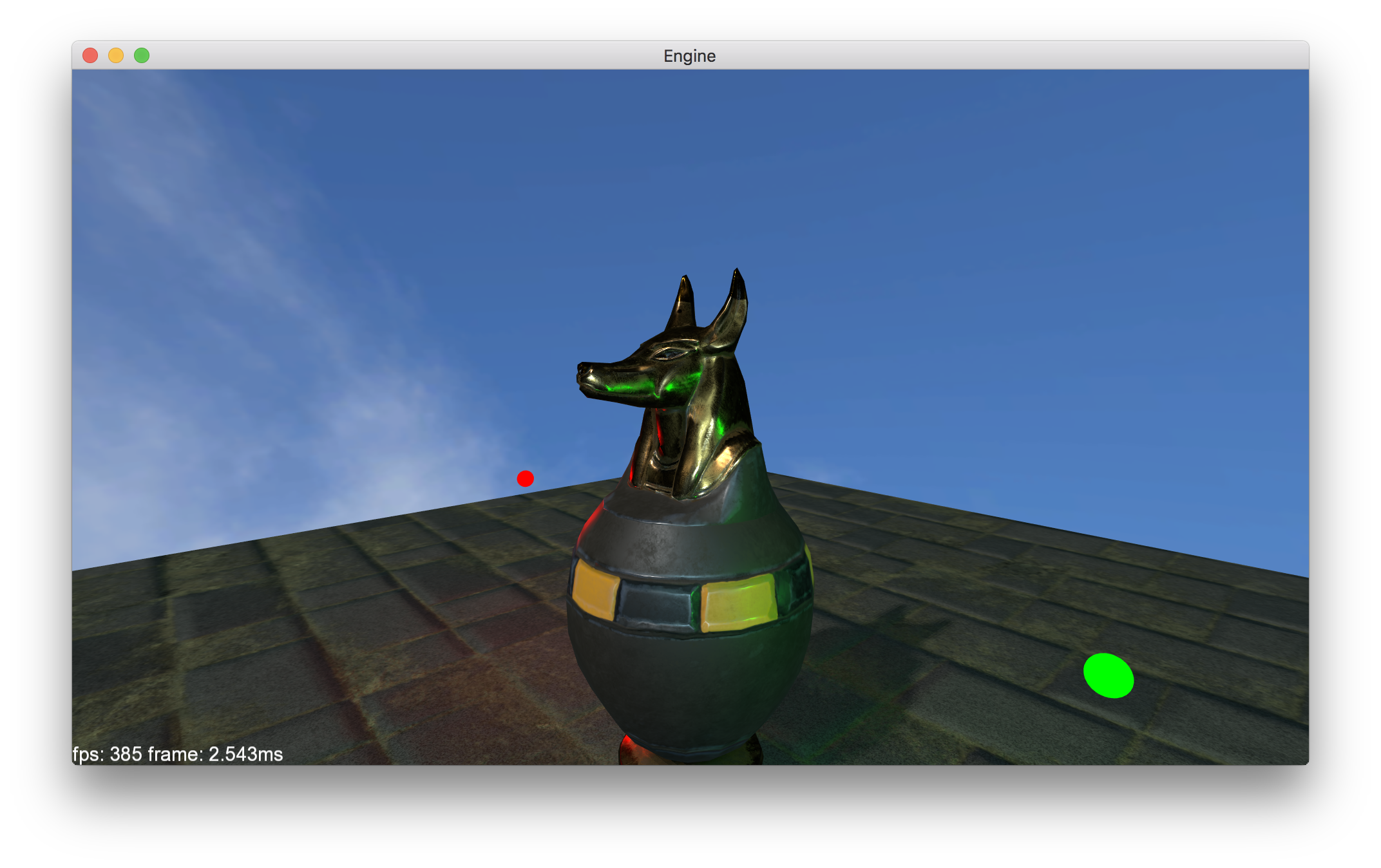 Engine rendering showcase
